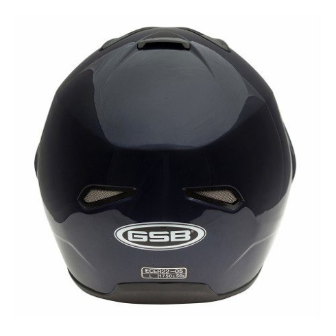 Шлем зимний GSB G-339 BLUE MET, L (с двойным визором с электрообогревом, набором проводов и маской